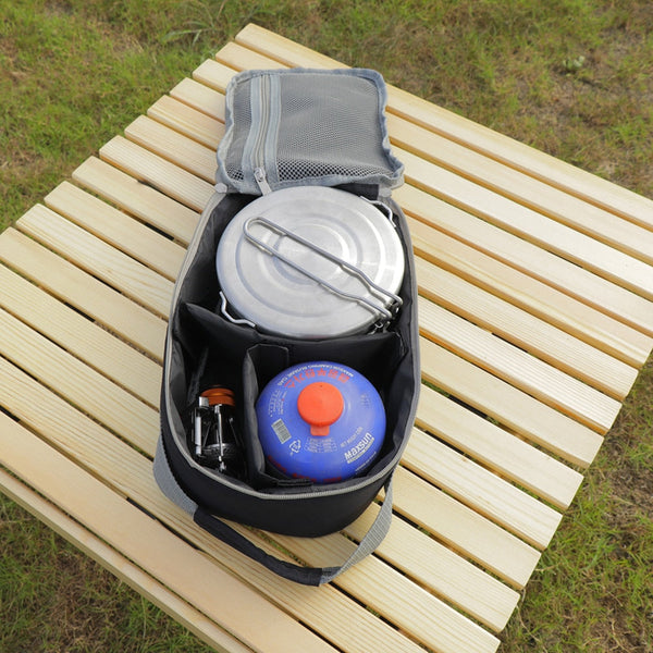 Outdoor Fire Stove Storage Bag Picnic Basket Camping Tableware Storage Bag Camping Oxford Picnic Carrying Totes Picnic bag