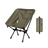 Lightweight Portable Camping Chair Aluminum Alloy Folding Moon Chair for Outdoor Hiking Picnic BBQ Fishing Beach Chair Supplies