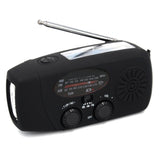 RADIO sprejemnik s sončno ročico Mini prenosni AM/FM/WB vremenski radio z večnamensko svetilko Napajalnik/banka v sili