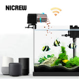 Automatische Vis Feeder voor Aquarium WiFi Afstandsbediening Intelligente Controle Vis Feeder Aquarium Auto Voeden Visvoer Dispenser