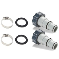 Kits d'adaptateur de tuyau de remplacement avec colliers pour pompes à connexion filetée Intex accessoires de pièces de piscine