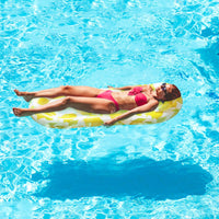 Espreguiçadeira de piscina inflável flutuante rede de malha de água flutuante piscina salão de bronzeamento salão de festa flutuante brinquedo de festa ao ar livre brinquedo de água