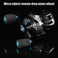 Low Profile Baitcasting Reel Outdoor Fishing Reel Compression Resistance Right / Left Hand Fish Wheel for Outdoor