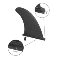 Slide-in Nylon Surfboard Central Fin Surf Plate Stand Up Paddle Board Center Fin for Outdoor Watering Playing Supply