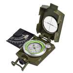 Utendørs Camping Vandring Overlevelse Kompass Håndholdt Inclinometer Kompass Båtliv for Camping Vandring Jakt