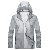 Summer Sunshade Jacket Breathable Fishing Clothes Skin Anti UV Windbreaker Hunting Camp Sunscreen Clothing M-4XL
