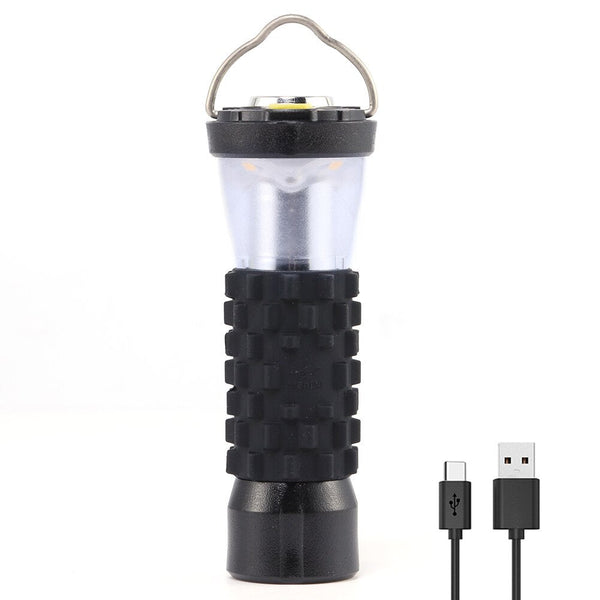 USB Rechargeable LED Camping Lamp Multifunctional Lanterns Flashlight 3 Modes Portable Outdoor Tent Hanging Emergency Lights