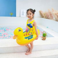 Kinder Schwimmen Ente Sitzringe Float Schwimmkreis mit Griff Aufblasbares Spielzeug Aufblasbares Fahrboot Hilfsmittel Spielzeug für Kinder