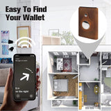 Anti-Lost Tracker Wallet GPS Position Record Leather Men Wallet Coin Purse  for Airtag Organizer Pouch Coin Purse