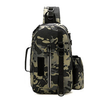 Vadászati ​​horgászpalack csomag mellkasi heveder hátizsák Crossbody táska kültéri horgászfelszerelés hátizsák