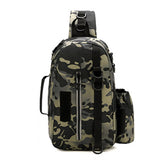 Hunting Fishing Bottle Pack Chest Sling Backpack Crossbody Bag Outdoor Shoulder Fishing Tackle Backpack