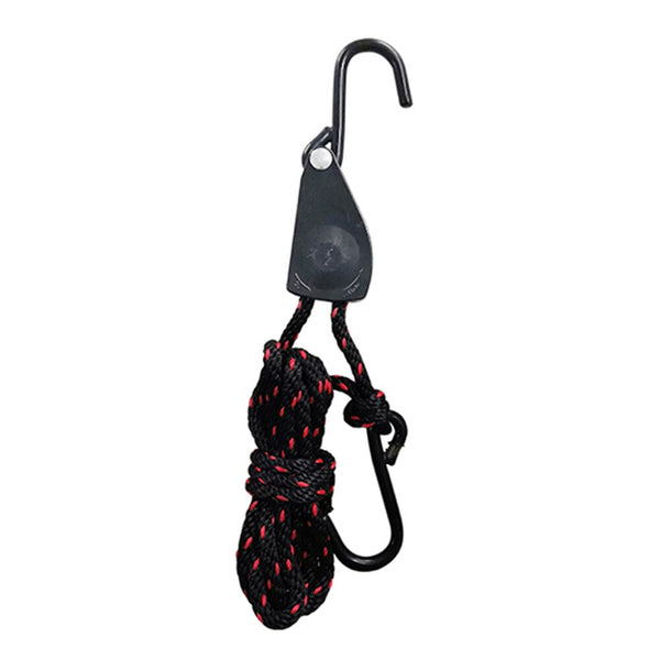 Multi-function Tent Lighting Hanging Lanyard Sling Lift Pulley Hook Heavy Duty Rope Ratchet Hanger Lifting Pulley Hook