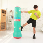 120cm Inflatable Boxing Bag Adult Children Boxing Punch Sandbag Training Target Stress Exercise for Kids Gifts