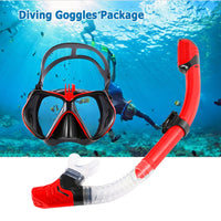 Undervandsdykkermasker Snorkelsæt Voksenbriller Svømmebassinudstyr Vandsport Dykkerbrillersæt