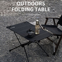Tavolo pieghevole per esterni in lega di alluminio Scrivania per picnic turistica portatile per stoccaggio ultraleggero per attrezzature per mobili da campeggio in viaggio