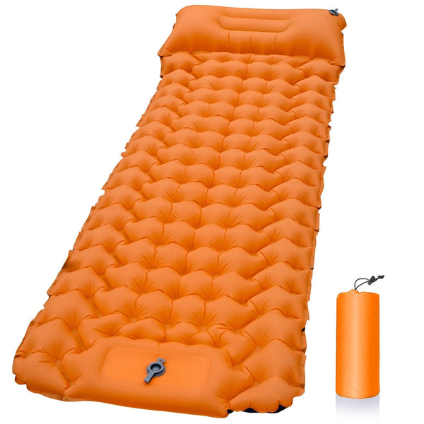 Ultralight Camping Air Mattress Sleeping Pad Inflatable Bed Beach Picnic Mat TPU Nylon Camping Tent Air Cushion