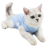 Costum de sterilizare pentru pisici pentru animale de companie Chirurgie împotriva linsului rănilor după recuperare Îngrijirea animalelor de companie Haine Cămașă Costum de înțărcare pentru pisici respirabil