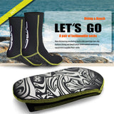 Scarpe piatte a piedi nudi + guanti Calzini da spiaggia per snorkeling da nuoto ispessiti da 3 mm per ragazzi e ragazze Scarpe da torrente per adulti per regali per bambini