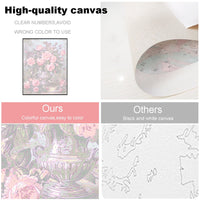 DIY Painting By Number Flowers For Adults DIY Room Wall Art Painting By Numbers Floral Home Decoration Gift 40x50cm