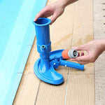 Netejador de raspalls d'aspirador de plàstic per a piscines Netejador manual d'objectes flotants Eines de manteniment per a la neteja de la màquina d'aspiració