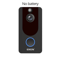 Inteligentní IP 1080P telefonní zvonek s dveřní kamerou pro apartmány IR alarm Bezdrátový bezpečnostní interkom WIFI video dveře od EKEN V7