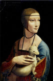 La senyora amb un armellí Reproducció de quadres reproduccions de quadres Leonardo Da Vinci Famous
