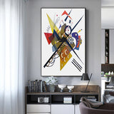 Wassily Kandinsky Famous Abstract Painting Wall Art HQ Canvas Print