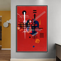 Wassily Kandinsky Abstract Canvas Art For Living Room HQ Canvas Print