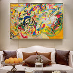 Wassily Kandinsky Composition VII 1913 Célèbre Art mural abstrait HQ Impression sur toile