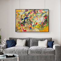 Wassily Kandinsky Composition VII 1913 الشهيرة مجردة جدار الفن HQ قماش طباعة