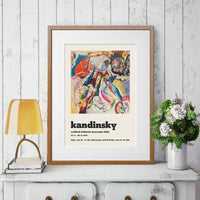 Wassily Kandinsky Vintage Gallery Museum Wall Art HQ Canvas Print