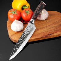 Xituo Ganivet de cuina 8 Ganivets d'acer inoxidable Carn polpa Santoku japonesa 7Cr17 440C alta