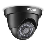 Камераи ZOSI HD-TVI 1080P 24PCS IR Leds амнияти назоратӣ дошт CCTV Камераи IR қатъномаи баланд дошт Камераи берунии обу ҳаво