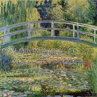 Artist Team Directly Supply High Quality Reproduction Monet Japanese Bridge Oil Painting On Canvas