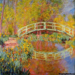 Equipo del artista Suministro Directo Reproducción de Alta Calidad Puente Japonés Monet Pintura Al Óleo Sobre Lienzo