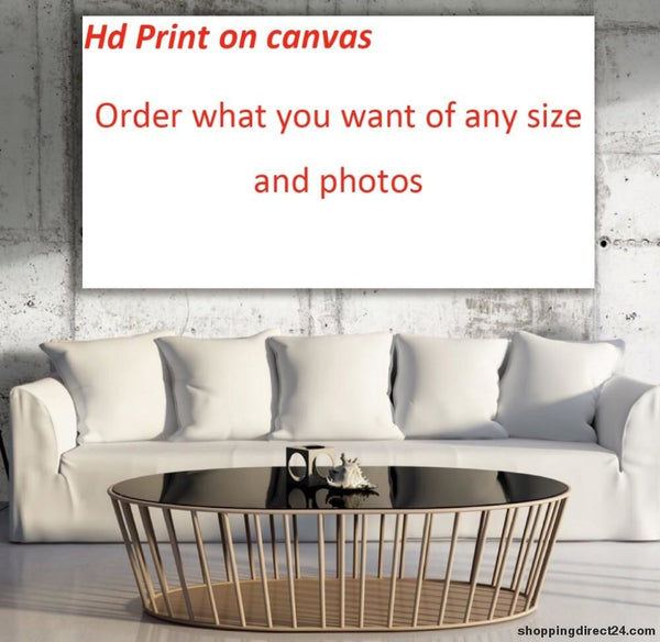 Custom Print On Canvas Your Family Photos Couple Famous Painting Movie Posters (Free Shipping)