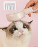 Kedi Penye Fırçası Yüzdürmek İçin Köpek Köpek Penye Kedi Eseri Kedi Saç Temizleyici İğneli Tarak