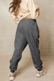 Simply Love Simply Love Full Size Drawstring Angel Graphic Long Sweatpants