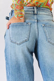 Kancan høy midje jeans med brede ben