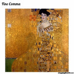 Gustav Klimt Golden Lady The Woman In Gold Canvas Painting Pictiúir Wall Art Ola Péinteáilte Láimhe