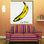 Andy Warhol Modern Banana Hand Painted Oil Painting Canvas Art