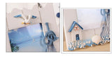 Middelhavsstil Tre Fotoramme Ornamenter Vegghengende Rammer Hjemmedør Dekor Rektangel Bilde Møbler Artikler Gaver