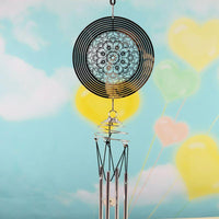 Dream Catcher Rotating Wind Chime Creative Personality Metal Wind Chime Bedroom Decoration Pendant Scandinavian Style Wind Chime