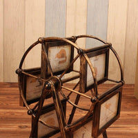 Brončani album s okvirom za fotografije s kotačićem, 5-inčni foto-okvir za vjenčanje, kreativni dječji set, kombinacija poklona za osobnost