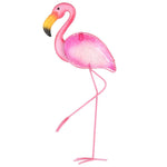 Deilbh Oibre Ealaíne Balla Flamingo Miotail Lámhdhéanta le haghaidh Maisiú Gairdín Dealbhóireacht Ainmhithe Allamuigh Allamuigh don Chlós