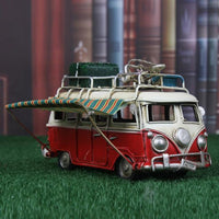 Domácí dekorace Klasický kovový model autobusu Ozdoby Starožitné figurky autobusu Kovová řemesla Fotografické rekvizity Děti Hračky Narozeninové dárky