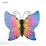 Handmade Metal Butterfly Wall Decoration Statues for Garden and Home Decoration Outdoor Accessories Statues Sculptures