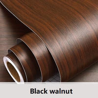 Wood Grain Home Decor Furniture Vinyl Wrap Waterproof Wall Sticker Self Adhesive Pvc Wallpaper