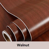 Wood Grain Home Decor Furniture Vinyl Wrap Waterproof Wall Sticker Self Adhesive Pvc Wallpaper