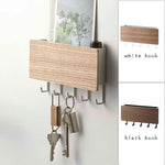 Creative Wooden Board Hooks Sundries Storage Rack Household Wall Decoration Hanging Shelf Key Hanger Door Decor Hookss Art Craft